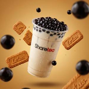 Biscoff Ice-Blended w/Boba