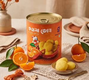 Tin Kamala Bhog (1kg, 20pcs)              