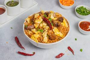 Schezwan Pork Egg Fried Rice