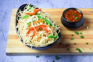 Fiery Garlic Veg Noodles