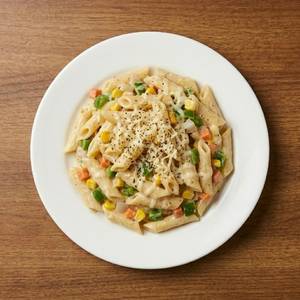 Cheesy Alfredo Pasta (Cheesy White Sauce Pasta)