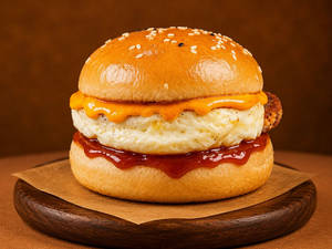 Wholesome Egg Breakfast Burger
