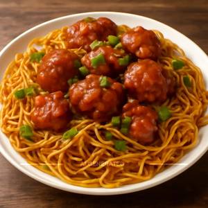 Chicken Manchurian Noodles