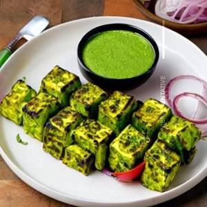 Pesto Paneer Tikka