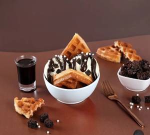 Brownie Waffle Sundae