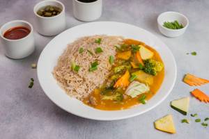 Veg Mongolian Fried Rice(gravy)