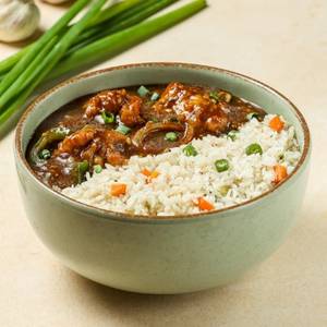 Chilli Chicken with Fried Rice