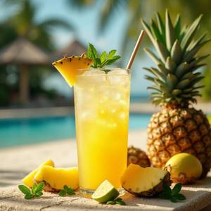 Pineapple Crushed Mocktail