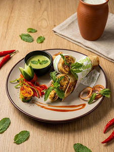 Pudina Chaap Roll