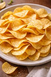 Plain Salted Aloo Chips 200g Pkt