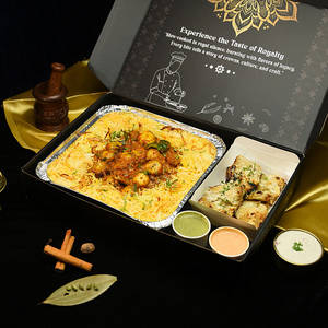 Tawa Mushroom Biryani & Kebab Feast(serves 4-5)