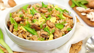 Mushroom Fried Rice