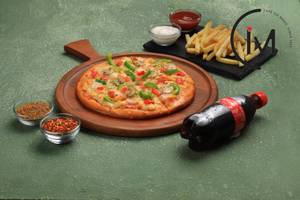 Veg Full House Pizza Combo