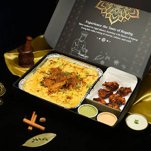Chicken Tikka Dum Biryani & Kebab Feast(serves 4-5)