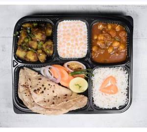 Veg thali dinner