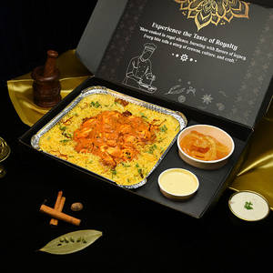 Shahi Paneer Makhani Biryani Box With Jalebi & Rabdi(serves 4-5)