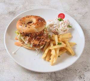 Peri Peri Paneer Bagel