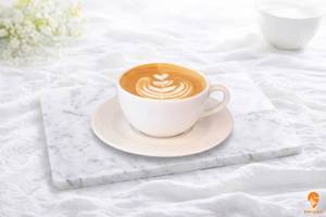 Hot Caramel Flat Latte