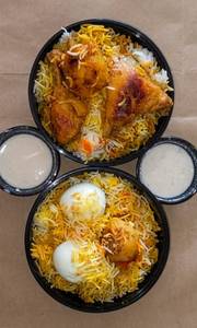 Chicken & Egg Biryani Combo (Full)