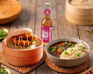 Veg Manchurian Rice Bowl Meal Combo (bao + Drink)