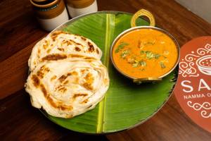 Parotta with Chicken Curry Combo