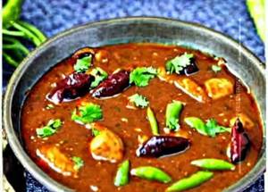 Chilli Soya Chaap Gravy