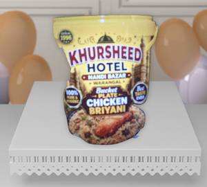 Bucket full, 65 Chicken Biryani