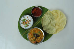Sambar Rice + Curd Rice
