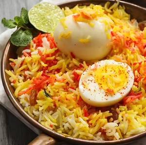 Egg biryani [2 pieces] [serves 1]