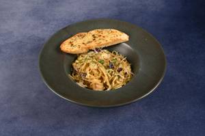Lemon Butter Prawn Linguine