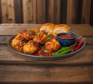 Chicken Momo Chilli ( 5pcs)