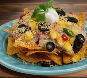 Corn Nachos Mexican Chaat