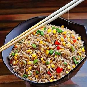 Mushroom Corn Fried Rice