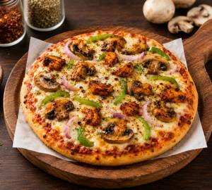 Tandoori Mushroom Cheese Pizza [7 Inch]