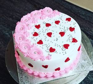 Sweetheart Strawberry Cake (500 grams)