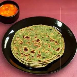 Green Chilli Spicy Laccha Paratha