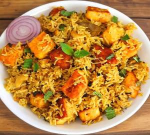 Paneer Biryani (with Raita)