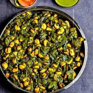 Palak Corn Mushroom