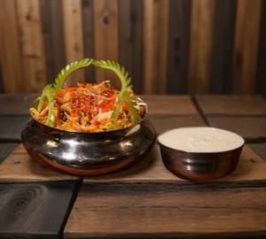 Paneer Biryani with Raita