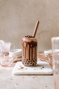 Chocolate Boba Milkshake