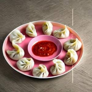Pink Floyed Cheese Momos