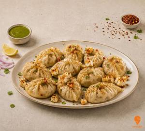 Paneer Cheese Tadka Momos [6 Pieces]