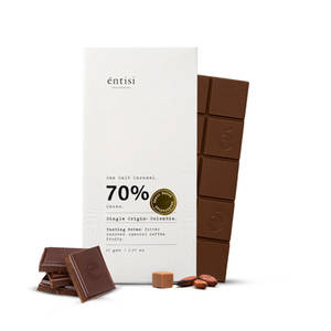 Sea Salt Caramel Dark Chocolate Bar 70% [65 g]
