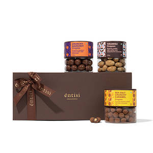 Classic Box of 3 Chocolate Dragees Jar [100 g]