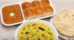 Cheese Butter Pav Baji (6 Pav) + Kadhi Pulao                                            