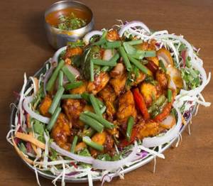 Diced Paneer Red Pepper