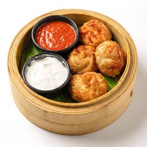 Veg Fried Peri Peri Momos 4 Pcs