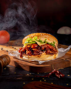 Firestorm Feast Chicken Burger