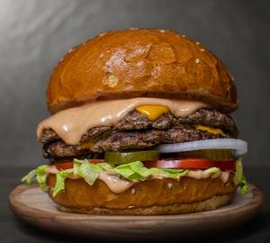 Triple Patty chicken burger with cheese
