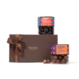Classic Box of 2 Chocolate Dragees Jar [100 g]